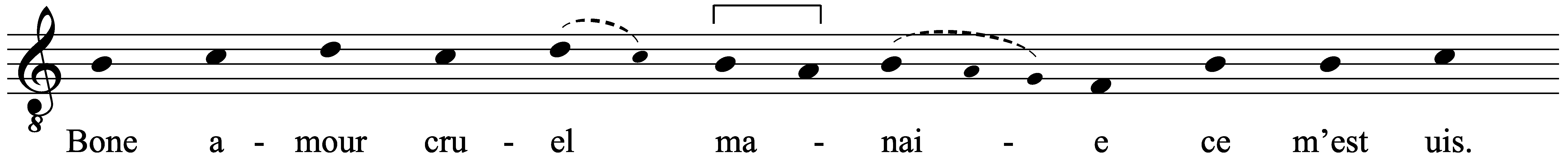 Work musical notation